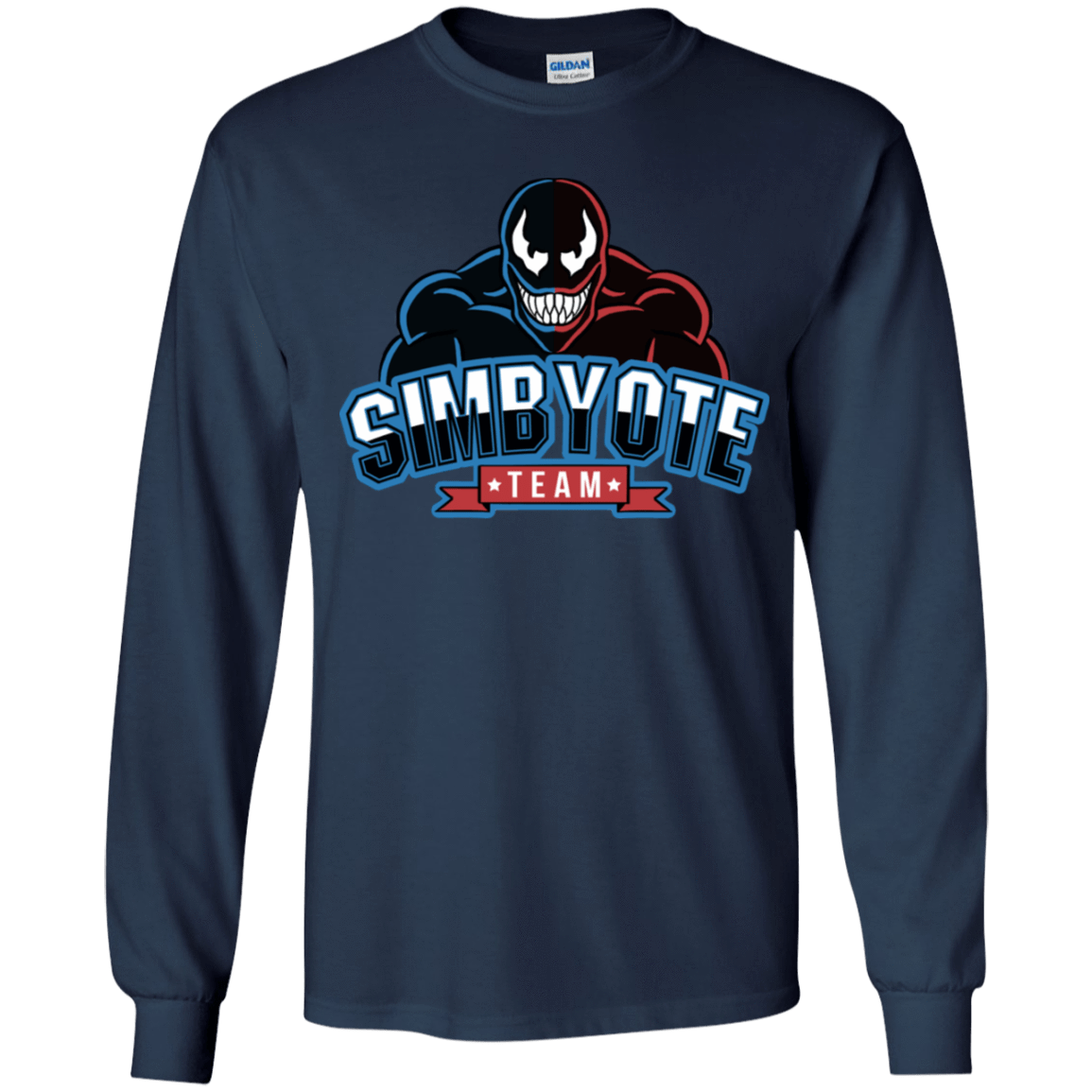 T-Shirts Navy / YS Symbiote Team Youth Long Sleeve T-Shirt