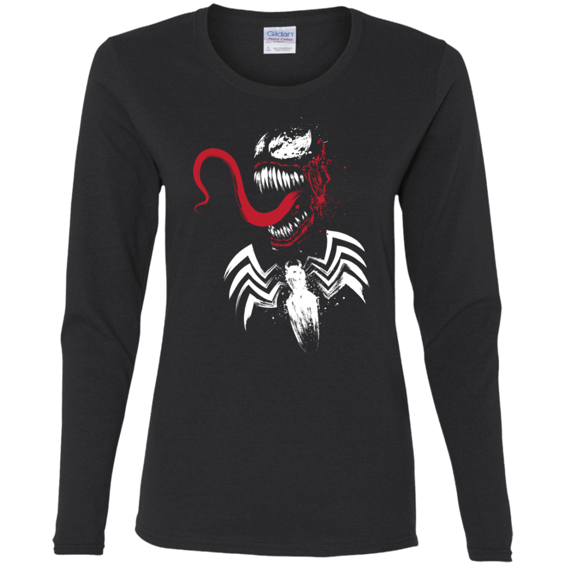 T-Shirts Black / S Symbiote Women's Long Sleeve T-Shirt