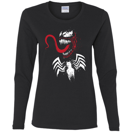 T-Shirts Black / S Symbiote Women's Long Sleeve T-Shirt