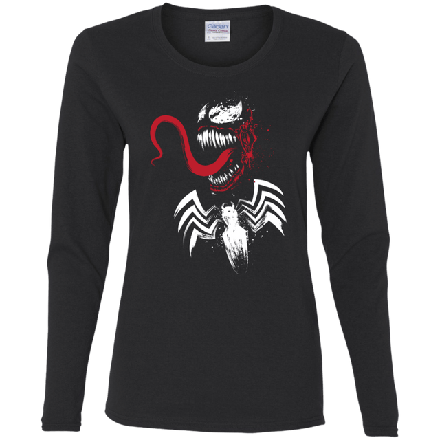 T-Shirts Black / S Symbiote Women's Long Sleeve T-Shirt