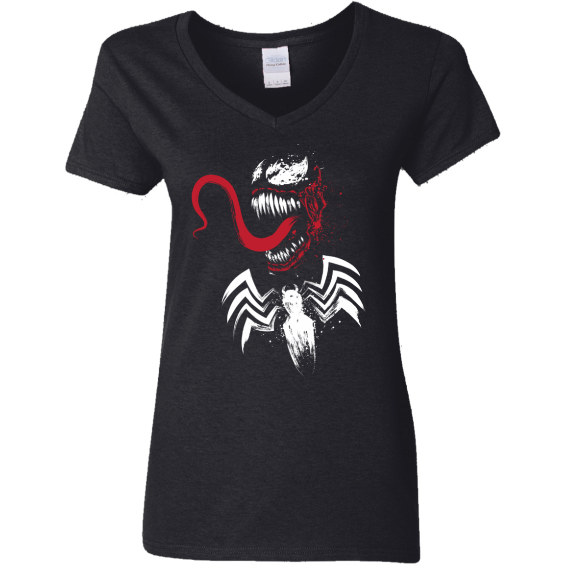 T-Shirts Black / S Symbiote Women's V-Neck T-Shirt