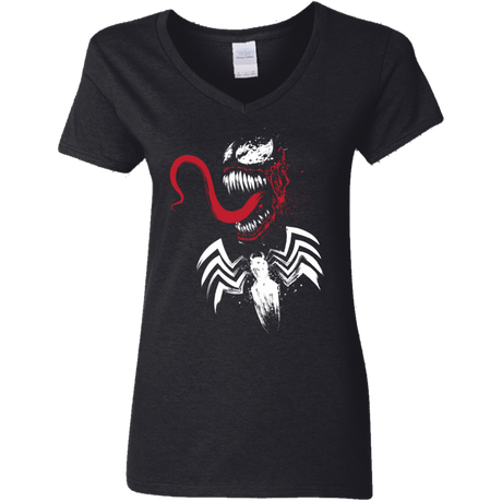 T-Shirts Black / S Symbiote Women's V-Neck T-Shirt