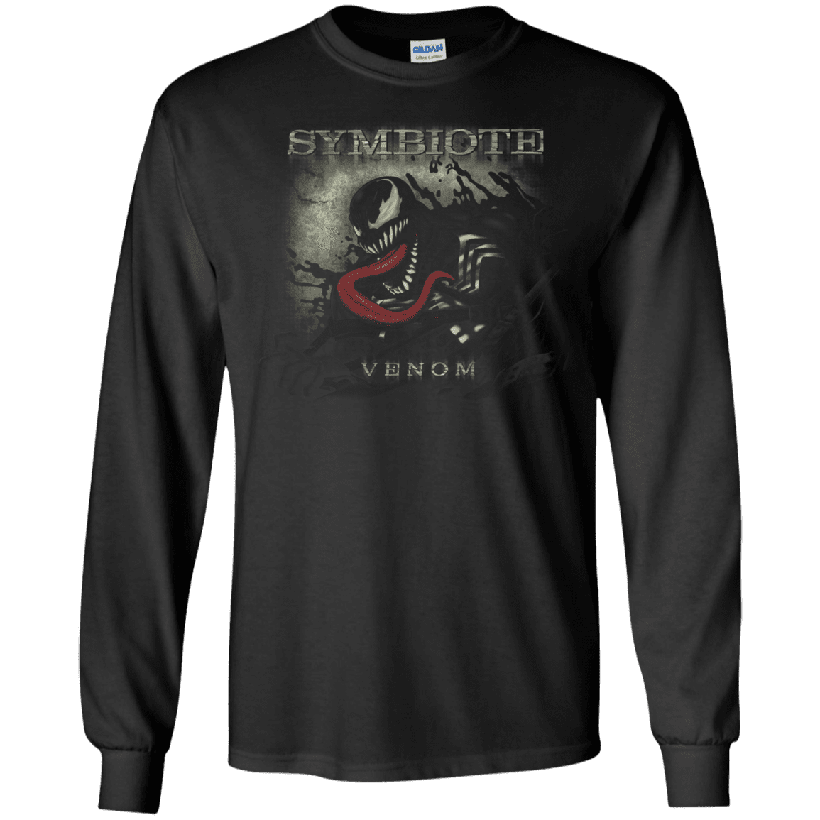 T-Shirts Black / S Symbioted Men's Long Sleeve T-Shirt