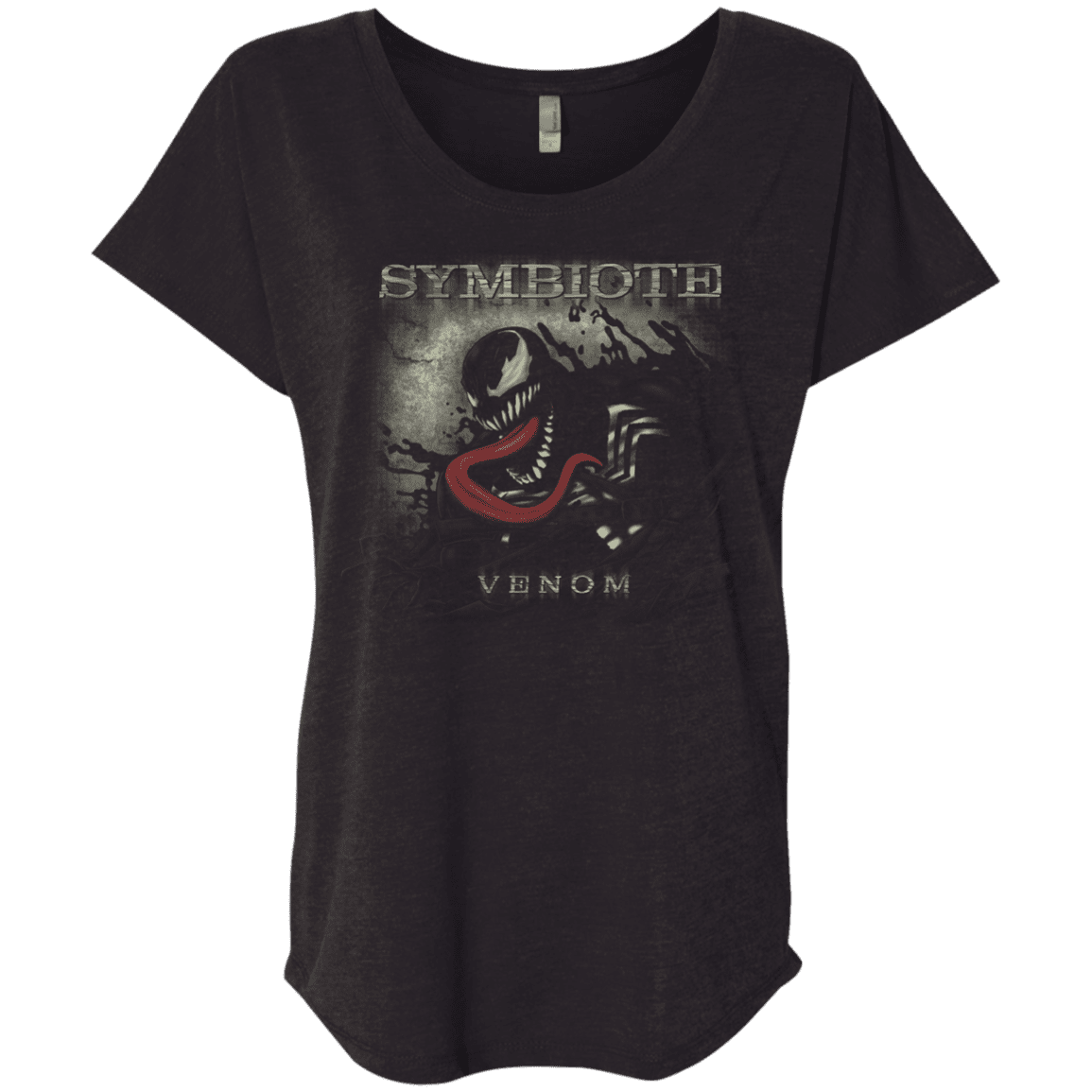 T-Shirts Vintage Black / X-Small Symbioted Triblend Dolman Sleeve