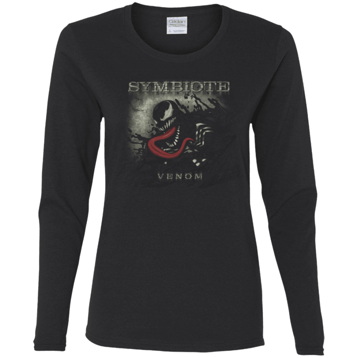 T-Shirts Black / S Symbioted Women's Long Sleeve T-Shirt
