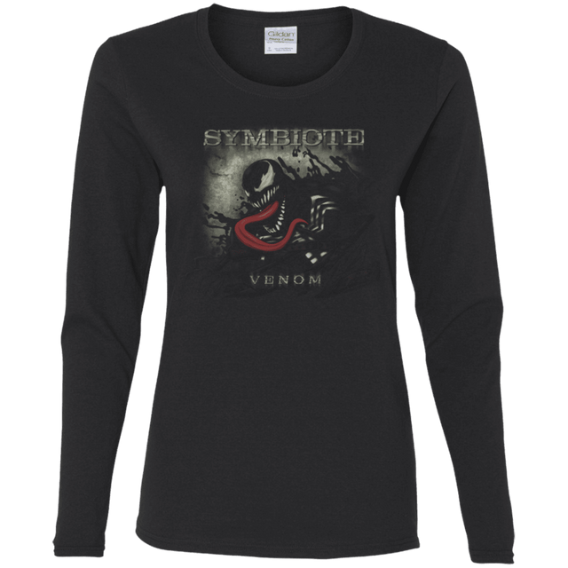 T-Shirts Black / S Symbioted Women's Long Sleeve T-Shirt