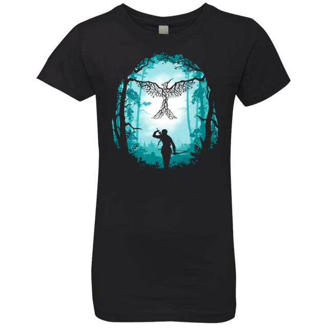 T-Shirts Black / YXS Symbol of Rebellion (Blue) Girls Premium T-Shirt