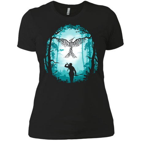 T-Shirts Black / X-Small Symbol of Rebellion (Blue) Women's Premium T-Shirt