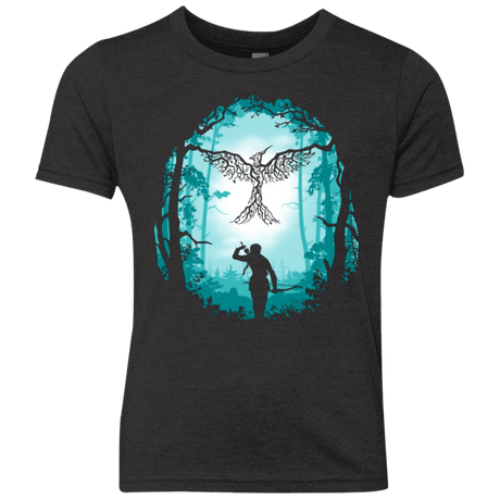 T-Shirts Vintage Black / YXS Symbol of Rebellion (Blue) Youth Triblend T-Shirt