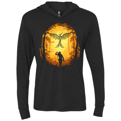 T-Shirts Vintage Black / X-Small Symbol of Rebellion Triblend Long Sleeve Hoodie Tee