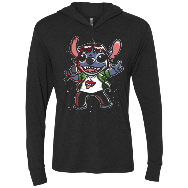 T-Shirts Vintage Black / X-Small Sympathy for the Space Triblend Long Sleeve Hoodie Tee