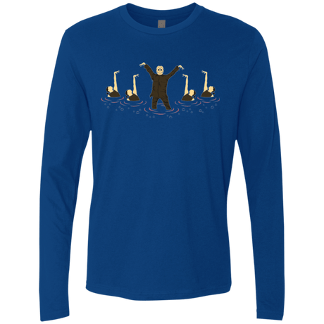 T-Shirts Royal / Small Synchronized  Voorhees Men's Premium Long Sleeve