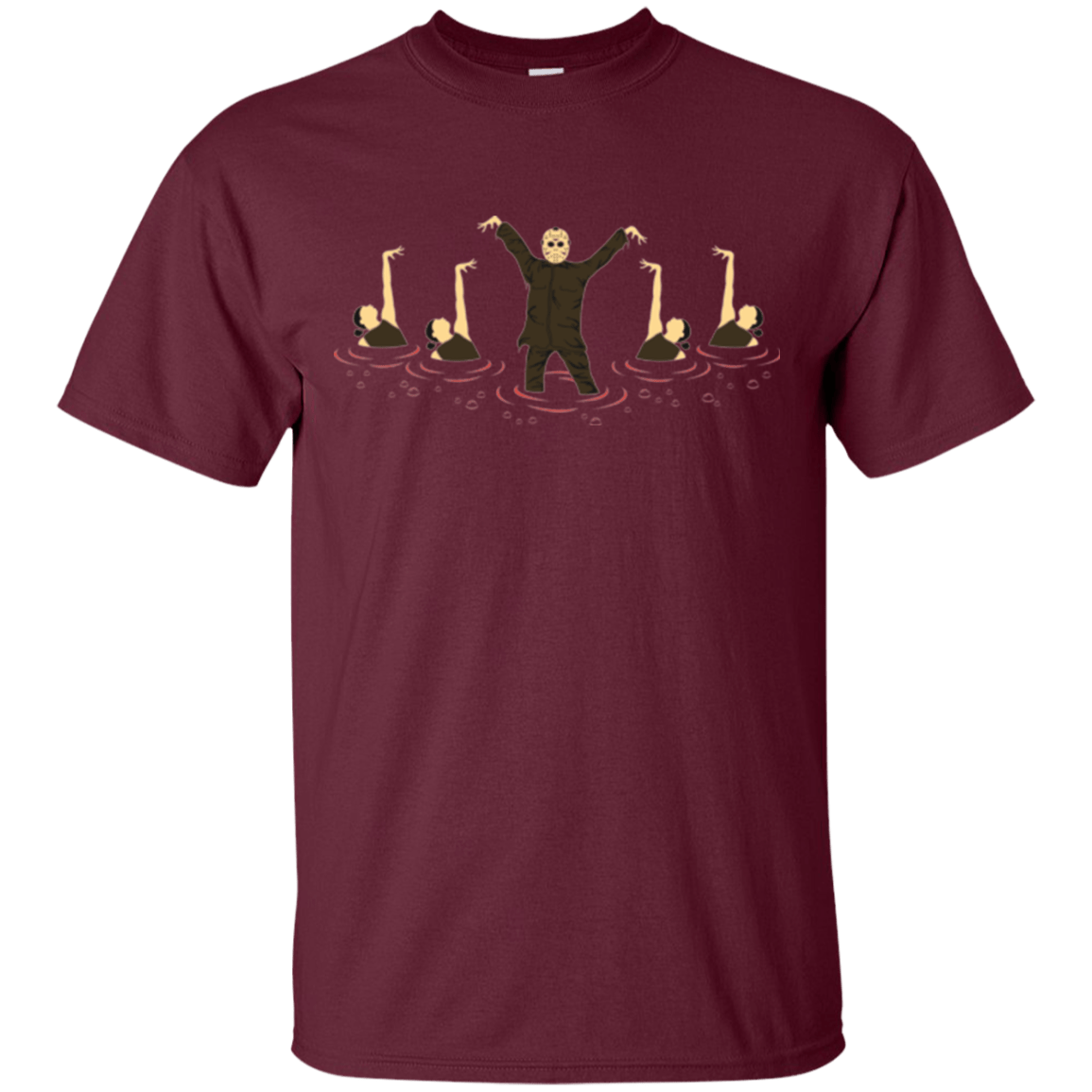 T-Shirts Maroon / Small Synchronized  Voorhees T-Shirt