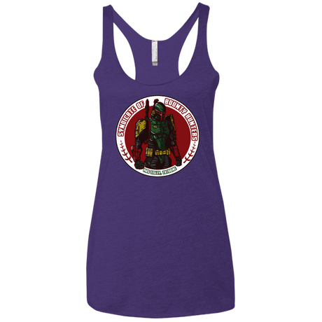 T-Shirts Purple Rush / X-Small Syndicate Insignia Women's Triblend Racerback Tank