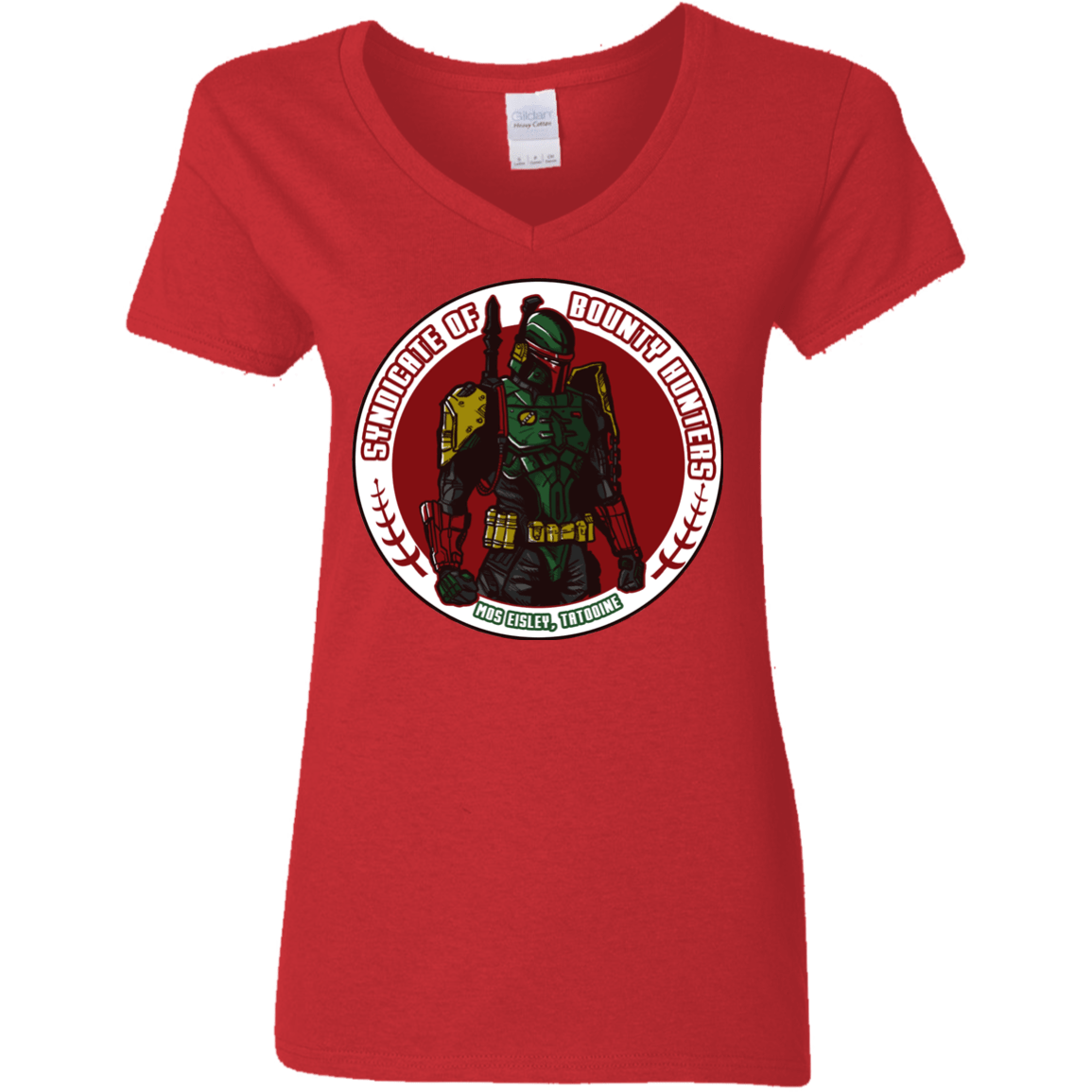 T-Shirts Red / S Syndicate Insignia Women's V-Neck T-Shirt