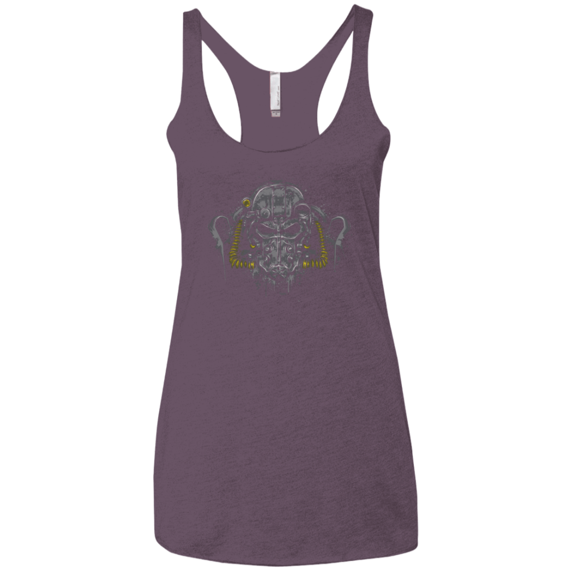 T-Shirts Vintage Purple / X-Small T-60 Power Armor Women's Triblend Racerback Tank