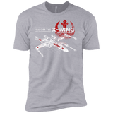 T-Shirts Heather Grey / YXS T-65 X-Wing Boys Premium T-Shirt