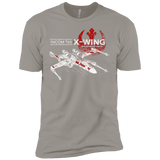 T-Shirts Light Grey / YXS T-65 X-Wing Boys Premium T-Shirt