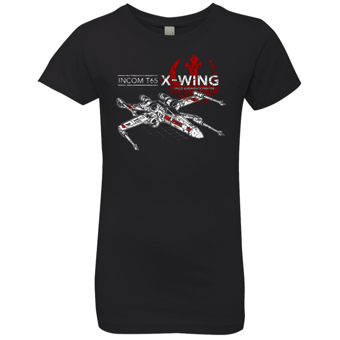 T-Shirts Black / YXS T-65 X-Wing Girls Premium T-Shirt