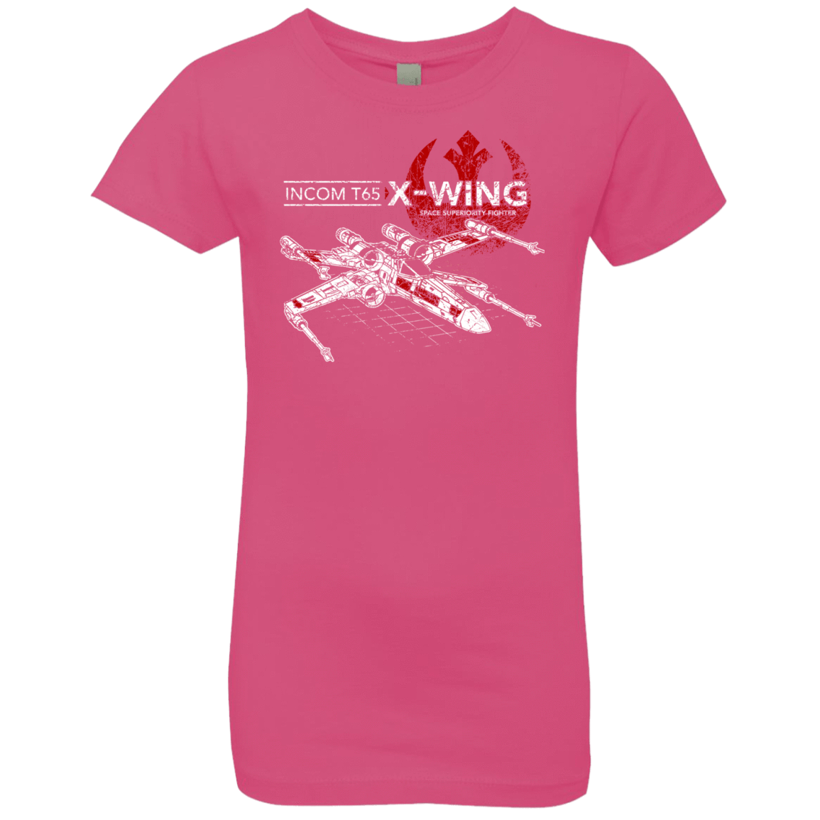 T-Shirts Hot Pink / YXS T-65 X-Wing Girls Premium T-Shirt