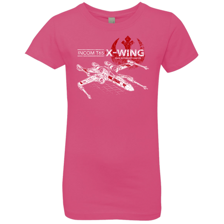 T-Shirts Hot Pink / YXS T-65 X-Wing Girls Premium T-Shirt