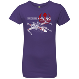 T-Shirts Purple Rush / YXS T-65 X-Wing Girls Premium T-Shirt
