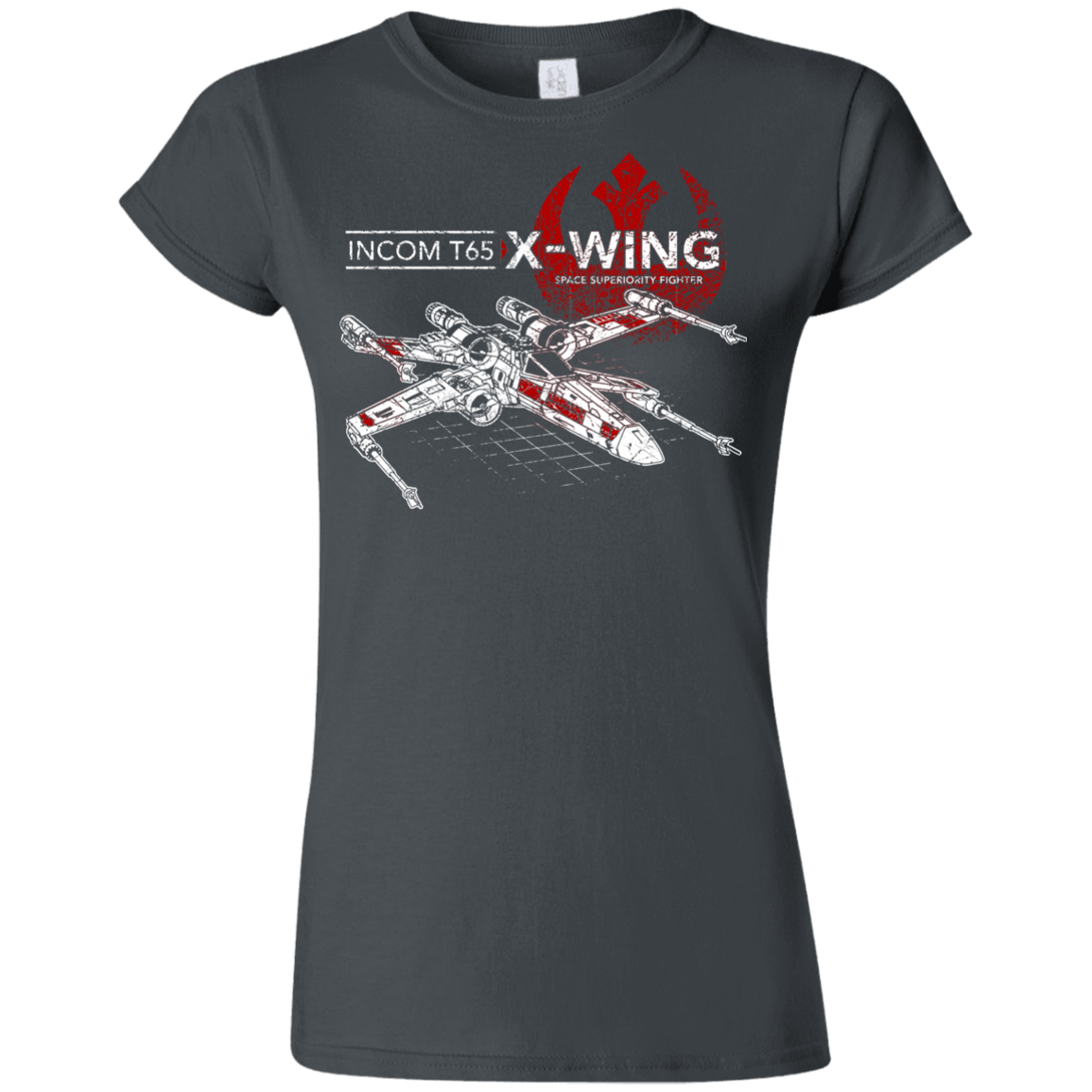 T-Shirts Charcoal / S T-65 X-Wing Junior Slimmer-Fit T-Shirt