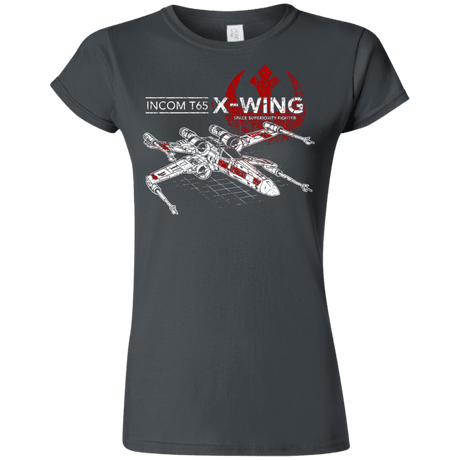 T-Shirts Charcoal / S T-65 X-Wing Junior Slimmer-Fit T-Shirt