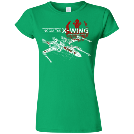 T-Shirts Irish Green / S T-65 X-Wing Junior Slimmer-Fit T-Shirt