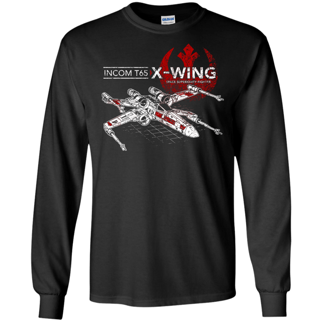 T-Shirts Black / S T-65 X-Wing Men's Long Sleeve T-Shirt