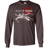T-Shirts Dark Chocolate / S T-65 X-Wing Men's Long Sleeve T-Shirt