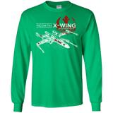 T-Shirts Irish Green / S T-65 X-Wing Men's Long Sleeve T-Shirt