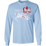 T-Shirts Light Blue / S T-65 X-Wing Men's Long Sleeve T-Shirt