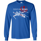 T-Shirts Royal / S T-65 X-Wing Men's Long Sleeve T-Shirt