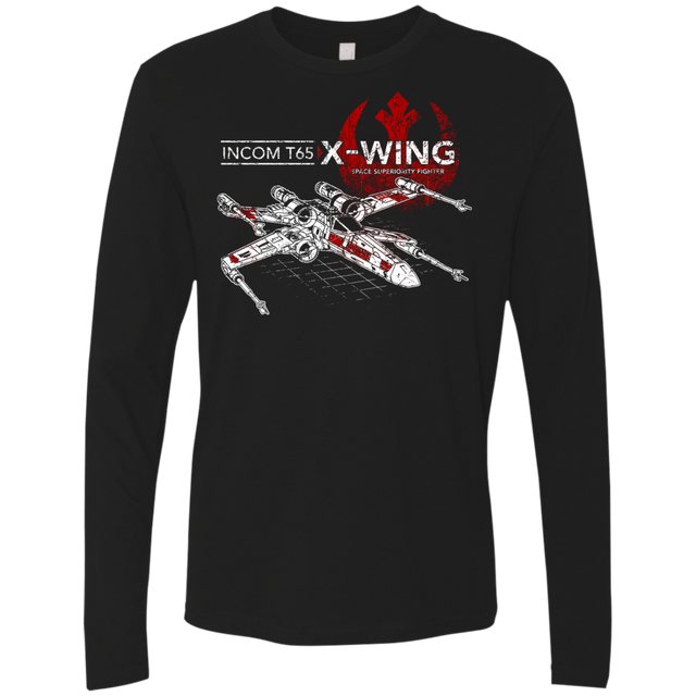 T-Shirts Black / S T-65 X-Wing Men's Premium Long Sleeve