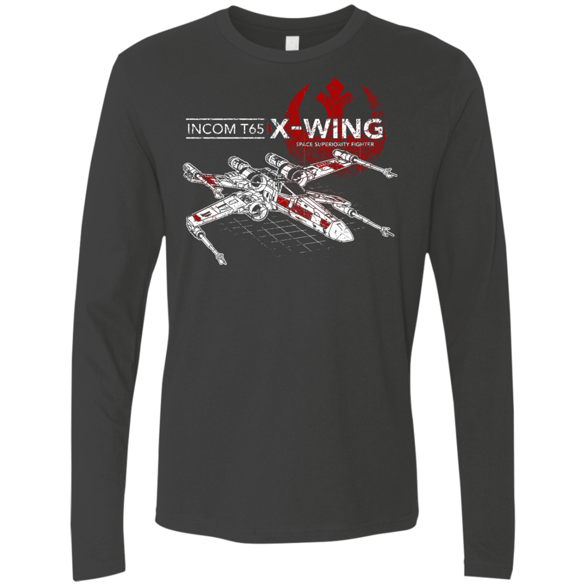 T-Shirts Heavy Metal / S T-65 X-Wing Men's Premium Long Sleeve