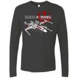 T-Shirts Heavy Metal / S T-65 X-Wing Men's Premium Long Sleeve
