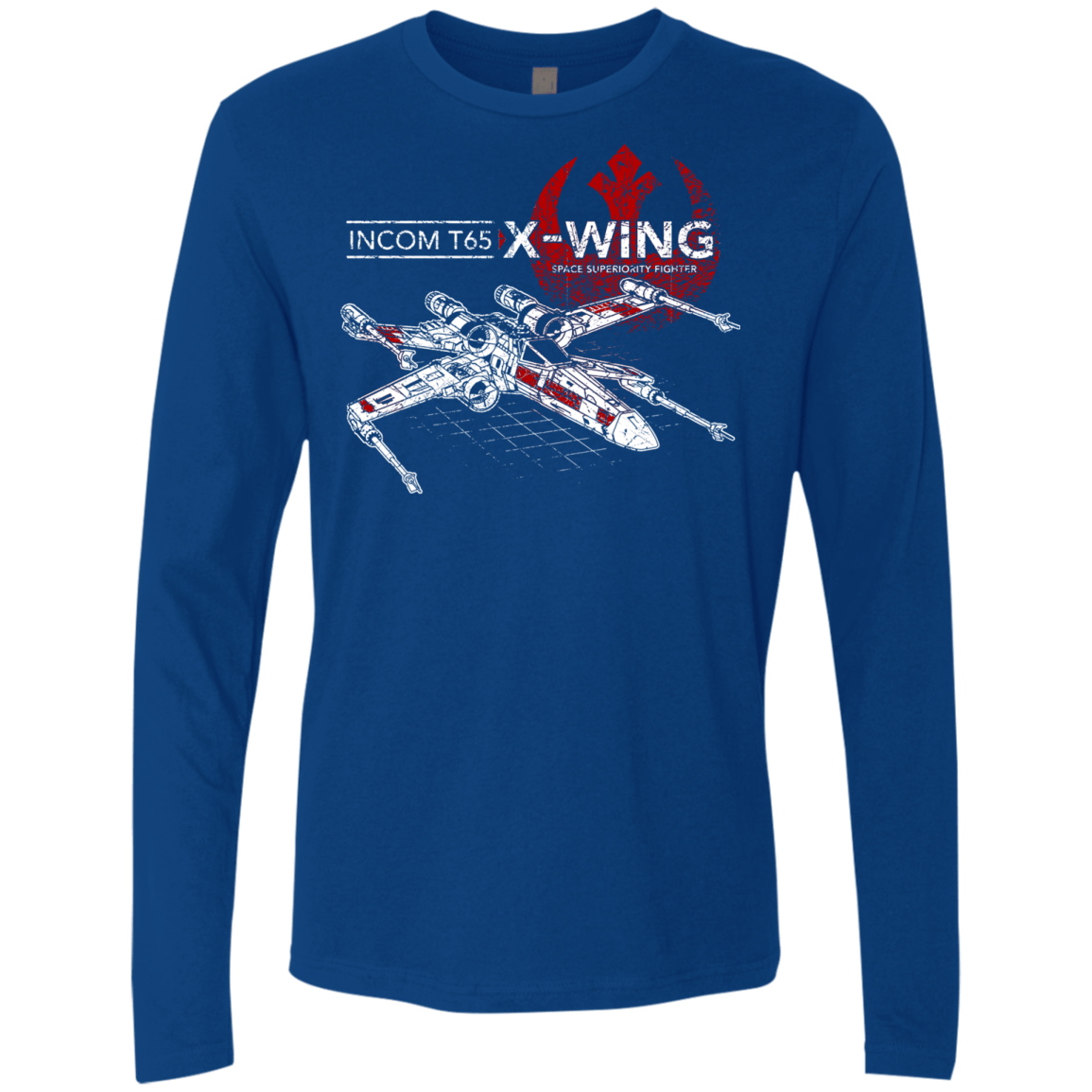 T-Shirts Royal / S T-65 X-Wing Men's Premium Long Sleeve