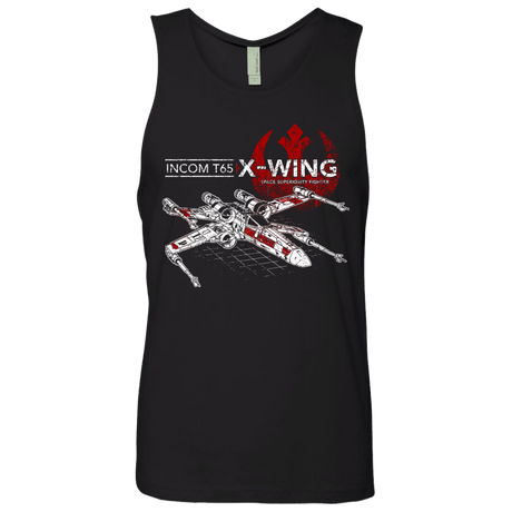 T-Shirts Black / S T-65 X-Wing Men's Premium Tank Top