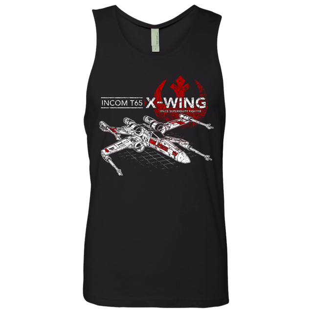 T-Shirts Black / S T-65 X-Wing Men's Premium Tank Top