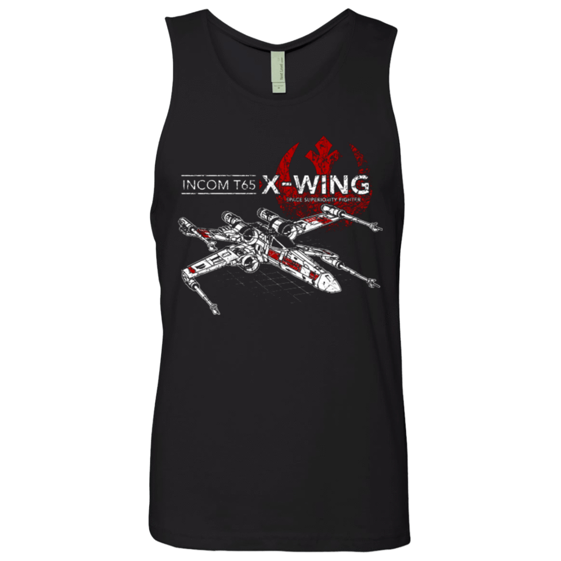 T-Shirts Black / Small T-65 X-Wing Men's Premium Tank Top