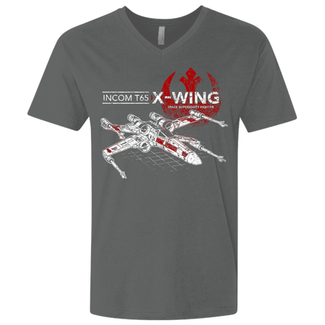 T-Shirts Heavy Metal / X-Small T-65 X-Wing Men's Premium V-Neck