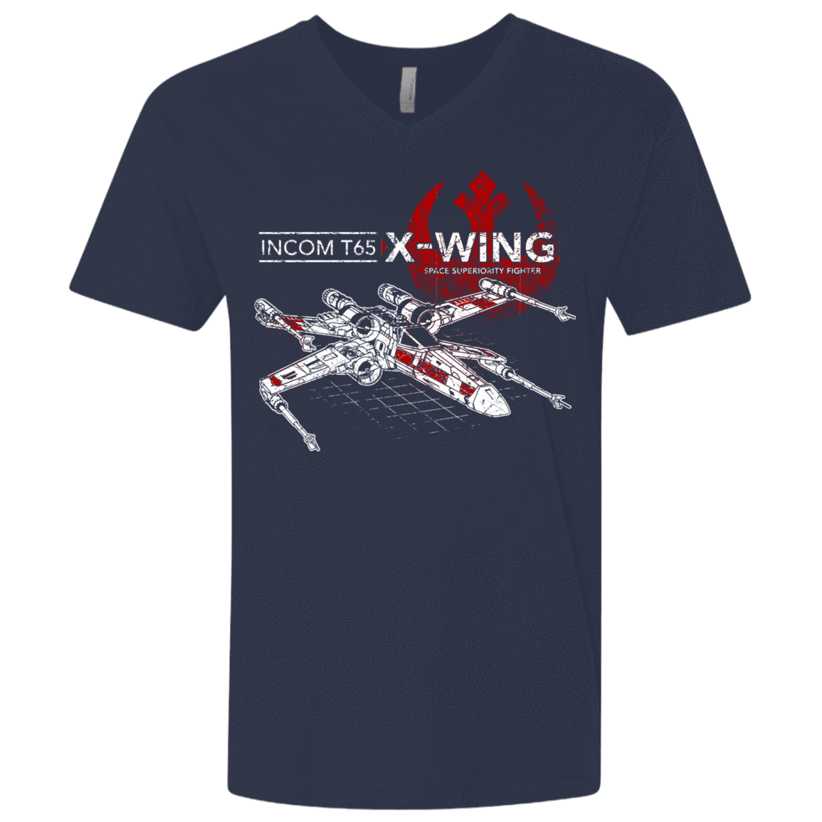T-Shirts Midnight Navy / X-Small T-65 X-Wing Men's Premium V-Neck