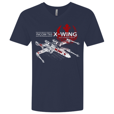 T-Shirts Midnight Navy / X-Small T-65 X-Wing Men's Premium V-Neck