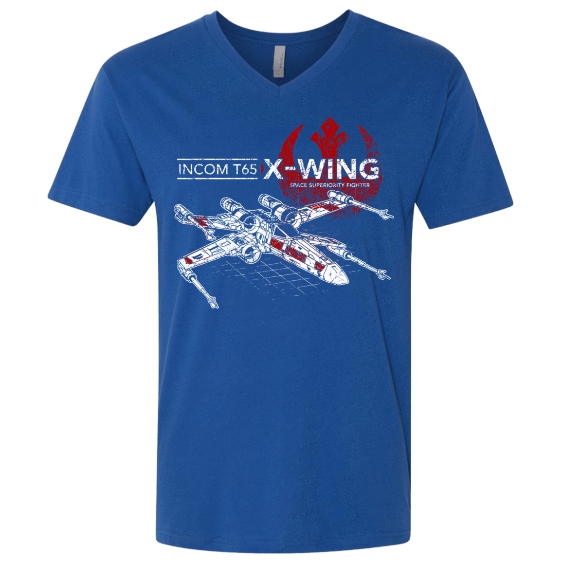 T-Shirts Royal / X-Small T-65 X-Wing Men's Premium V-Neck