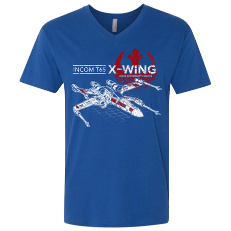 T-Shirts Royal / X-Small T-65 X-Wing Men's Premium V-Neck
