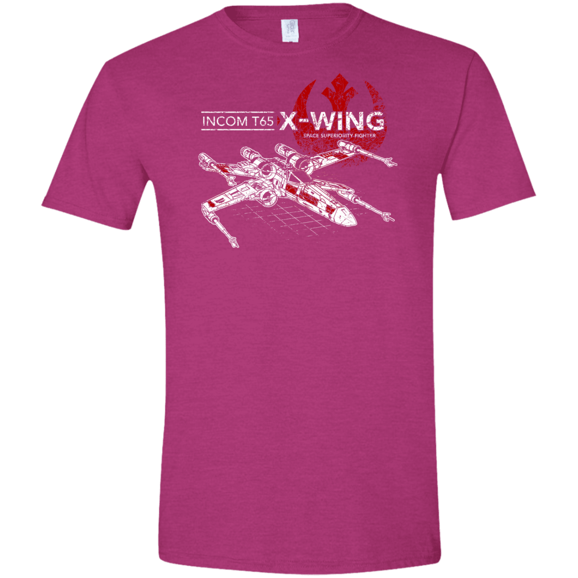 T-Shirts Antique Heliconia / S T-65 X-Wing Men's Semi-Fitted Softstyle