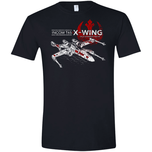 T-Shirts Black / X-Small T-65 X-Wing Men's Semi-Fitted Softstyle
