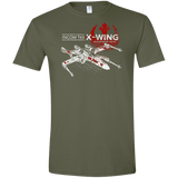 T-Shirts Military Green / S T-65 X-Wing Men's Semi-Fitted Softstyle