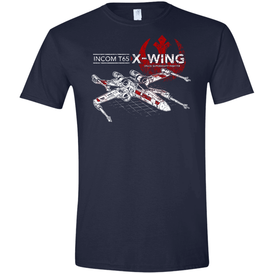 T-Shirts Navy / X-Small T-65 X-Wing Men's Semi-Fitted Softstyle